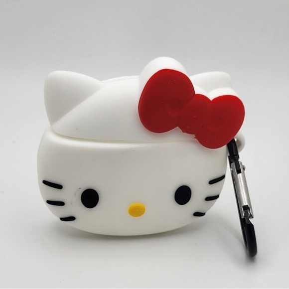 Hello Kitty White and Red Earbud Silicone Case NWT - Picture 3 of 8